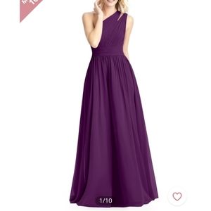 Azazie Molly Bridesmaid Dress in Grape Color